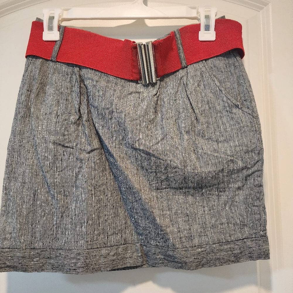 Forever 21 Grey mini skirt with belt